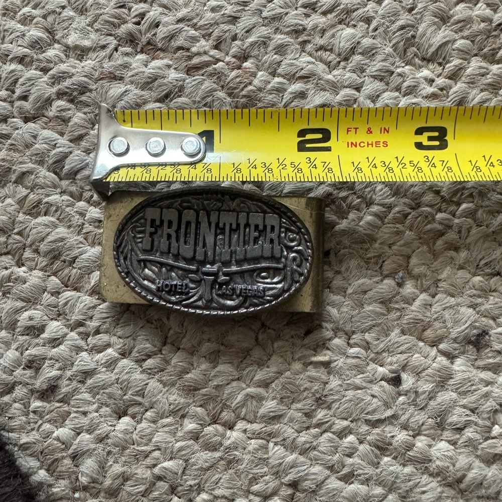 Frontier Hotel Las Vegas vintage money clip grandpacore